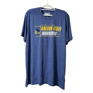 Golden State Warriors Mens T-Shirt XL Blue NBA Basketball Sports Streetwear NWT